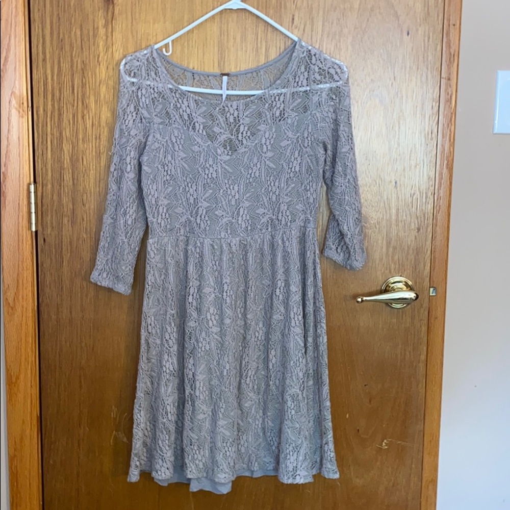 Free People 3/4 sleeve dress